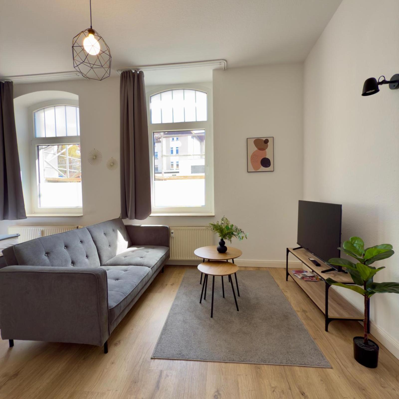 Raha Apartments - Modernes Studio-Apartment - Hbf - Gratis Parkplatz Erfurt Eksteriør billede